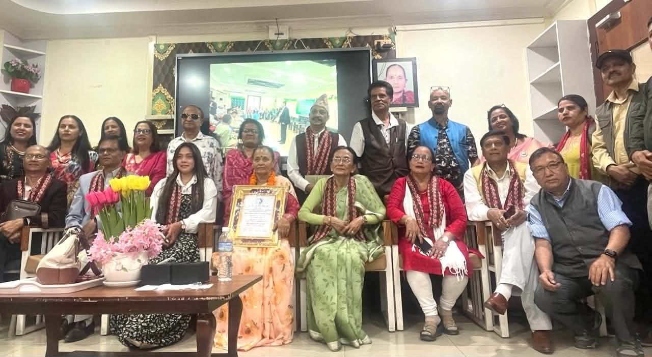 ‘दमन्ता खनाल स्मृति नारी स्रष्टा सम्मान’ बाट मालावती काफ्ले सम्मानित